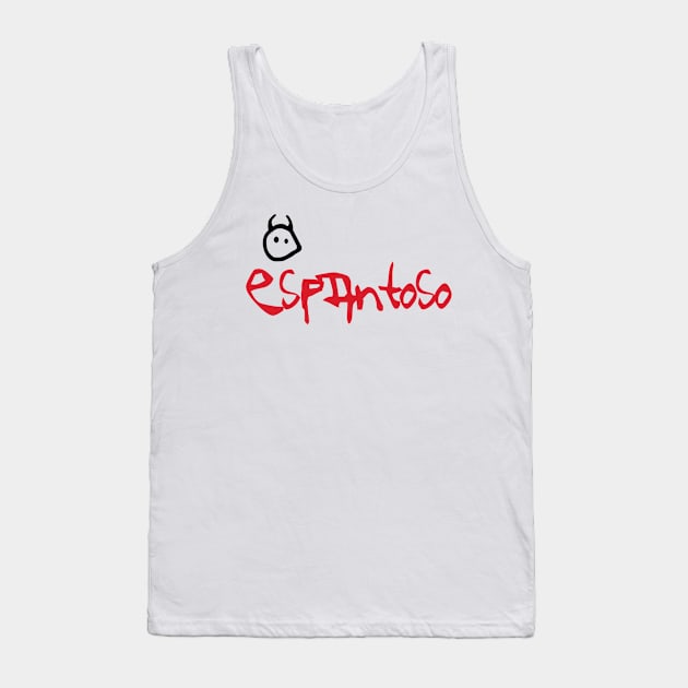 Radio Espantoso Design Tank Top by Attitude Shop